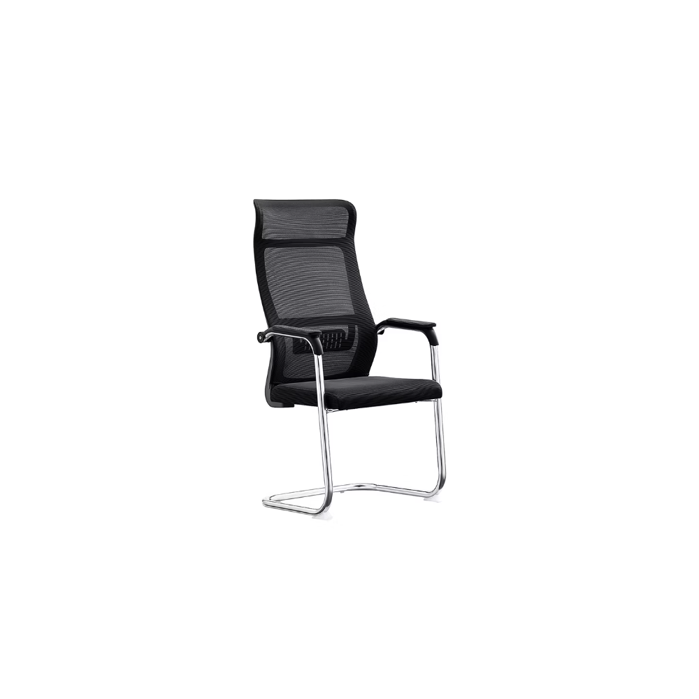 Chaise visiteur à dossier haut en maille