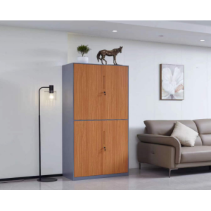 Armoire Verticale Compacte “Épure Bois & Métal”