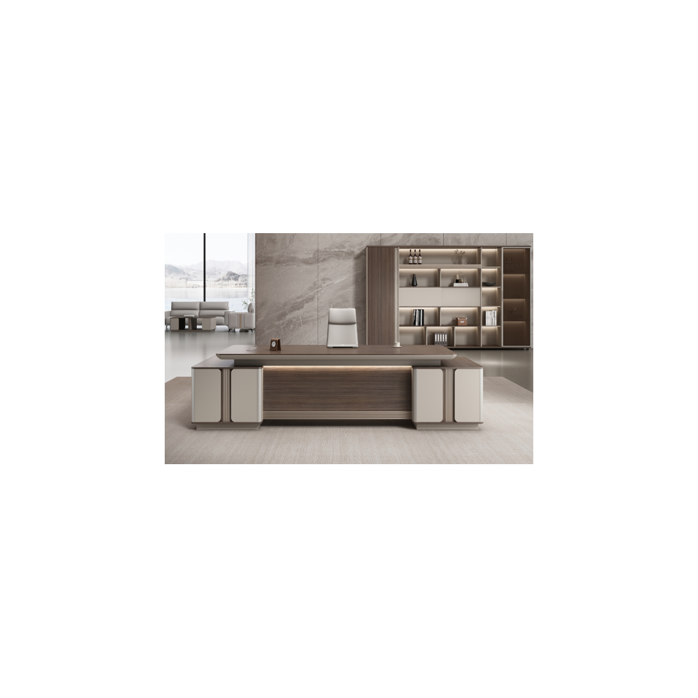 BUREAU DE LUXE AVEC ARMOIRE  2250*1000*750 MOD 21A20