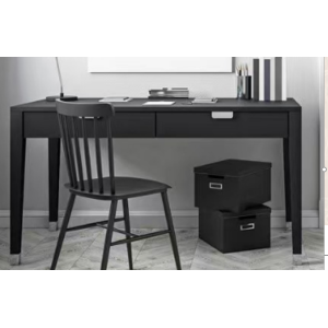 BUREAU EN BOIS AVEC PIETEMENT EN METAL1200*600*750