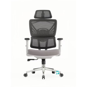 CHAISE  GRIS AVEC ROULETTE  AVEC REPOSE TETE MOD J192A-04