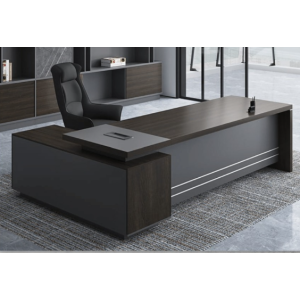 BUREAU MODERNE AVEC RETOUR FIXE  BROWN MOD VT-268A