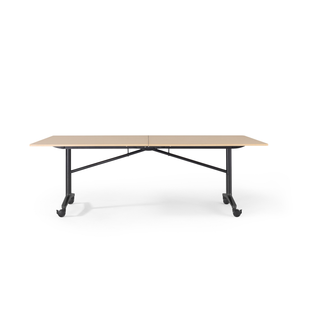 TABLES DE RÉUNION MODULABLES PLIABLES AVEC ROULETTES Mod D-4
