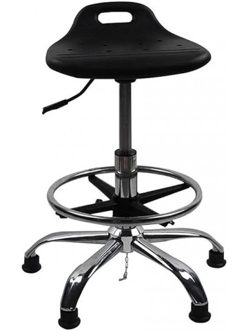 TABOURET A ROULETTES NOIR...