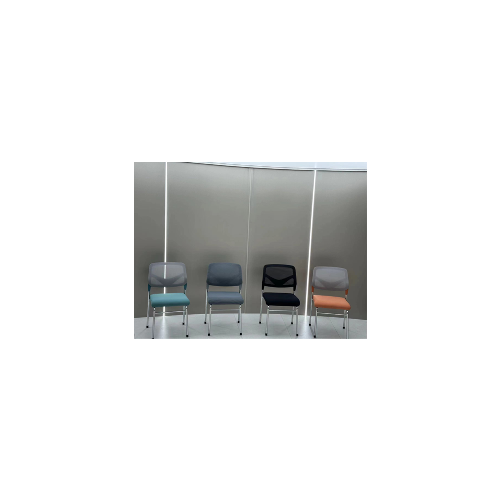 CHAISE VISITEUR EN ACIER INOXYDABLE EN METAL  MOD J198CB